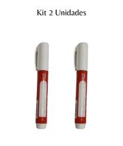 Kit com 2 Unidades Giz Líquido Recarregavel WIN PAPER = Inidividual: 500122 Kit com 2 Unidades Giz Líquido Recarregavel WIN PAPER = Inidividual: 500122