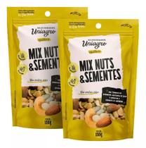 Kit com 2 Unidades Mix Nuts & Sementes (sem sal) 150g - Uniagro