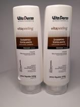 Kit com 2 unidades shampoo esfoliante vita derm 200g Kit com 2 unidades shampoo esfoliante vita derm 200g