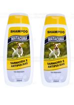 Kit com 2 Unidades - Shampoo para Cães Sarnicida Matacura Anti Pulgas 200 Ml