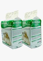 Kit com 2 unidades Tapete Higiênico para Cães Ultra Pads Super Absorvente 60x80cm - Embalagem com 30 Unidades