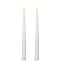 Kit Com 2 Vela De Led Chama Viva Fina Cumprida 27Cm Altura Kit Com 2 Vela De Led Chama Viva Fina Cumprida 27Cm Altura