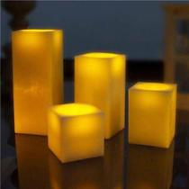 Kit com 2 Velas Square Led Rm-VL0015 - Relaxmedic