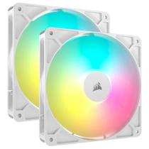 Kit com 2 Ventoinhas Corsair RS140 ARGB, 140mm, PWM, Branco - CO-9050187-WW Kit com 2 Ventoinhas Corsair RS140 ARGB, 140mm, PWM, Branco - CO-9050187-WW