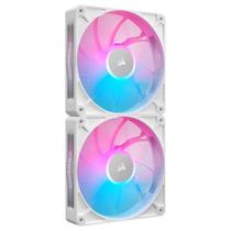 Kit com 2 Ventoinhas Corsair RX MAX RGB Series, iCUE LINK RX140 MAX RGB, 140mm, Branco - CO-9051040-WW Kit com 2 Ventoinhas Corsair RX MAX RGB Series, iCUE LINK RX140 MAX RGB, 140mm, Branco - CO-9051040-WW