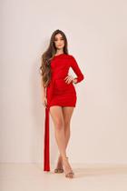 Kit com 2 vestidos Nanda feminino vermelho