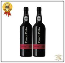 Kit com 2 Vinhos Portugueses do Porto Ramos Pinto Ruby