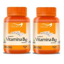 Kit com 2 Vitamina B12 Cobalamina 1 Capsula Ao Dia Duom com 60 Capsula