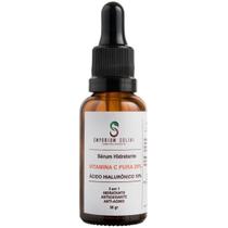 Kit com 2 Vitamina C Pura para o Rosto com Acido Hialuronico