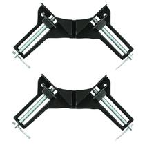 KIT COM 2 x GRAMPOS SARGENTO CANTO ANGULAR P/ MADEIRA 203205