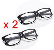 Kit com 2 x Óculos De Leitura Descanso Quadrado Com Grau +2.50