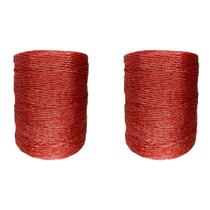 Kit com 2 zebu fio eletroplastico 200m 7,4 ohm.m