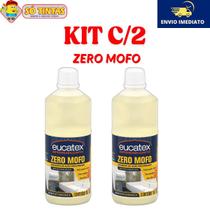 Kit com 2 Zero Mofo Eucatex 1 Litro cada Uso Externo e Interno Branco Sem Cheiro