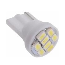 Kit Com 20 10 Ou 5 Led Pingo Pingão T10 8 Leds Branco