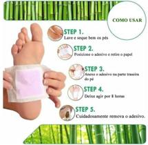 Kit com 20 Adesivos Detox - Foot Detox