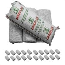 Kit com 20 - Atadura Gessada Rapida 20cmX3m Ortopédico Envio
