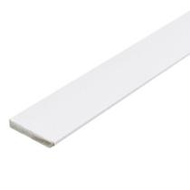Kit com 20 Barras Rodapé Liso 10CMX1,5CMX220CMMDF Revestido 44m Branco Moldurama Kit com 20 Barras Rodapé Liso 10CMX1,5CMX220CMMDF Revestido 44m Branco Moldurama
