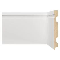 Kit com 20 Barras Rodapé MDF 1502 15mmx15cm Metro Linear 48m