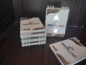 Kit com 20 blocos de rascunho encadernados em wire-o
