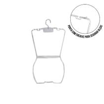 Kit com 20 Cabides Collant Look Acrílico Cristal Elegância e Durabilidade Kit com 20 Cabides Collant Look Acrílico Cristal Elegância e Durabilidade