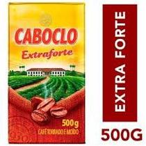 KIT COM 20 Café Torrado e Moído Caboclo Vácuo Extraforte 500g
