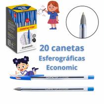 Kit com 20 Canetas Esferográfica Compactor 1mm - CORES AZUL PRETA VERMELHA - 20 UNIDADES Kit com 20 Canetas Esferográfica Compactor 1mm - CORES AZUL PRETA VERMELHA - 20 UNIDADES
