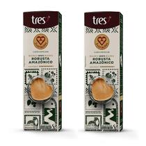 Kit com 20 Cápsulas Café Espresso 100 Robusta Amazônico 3 Três Corações Especial Kit com 20 Cápsulas Café Espresso 100 Robusta Amazônico 3 Três Corações Especial