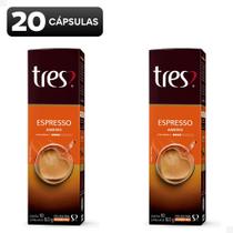 Kit com 20 Cápsulas Café Espresso 3 Três Corações Ameno Kit com 20 Cápsulas Café Espresso 3 Três Corações Ameno