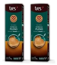Kit com 20 Cápsulas de Café Expresso 3 Três Corações PLENO Kit com 20 Cápsulas de Café Expresso 3 Três Corações PLENO