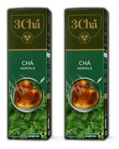 Kit com 20 Cápsulas de Chá Hortelã 3 Três Corações rende 100ml cada 3Chá