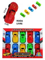 Kit Com 20 Carrinhos Coloridos Coleção Carros Brinquedo