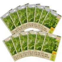 Kit Com 20 Cartelas Sementeas de Alface Rainha de Maio Manteiga -100mg Kit Com 20 Cartelas Sementeas de Alface Rainha de Maio Manteiga -100mg