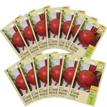 Kit Com 20 Cartelas Sementes de Beterraba Maravilha -2,50g Kit Com 20 Cartelas Sementes de Beterraba Maravilha -2,50g