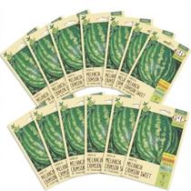 Kit Com 20 Cartelas Sementes de Melancia Crimson Sweet -2,50g Kit Com 20 Cartelas Sementes de Melancia Crimson Sweet -2,50g