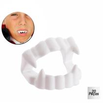 Kit com 20 Dentaduras de Plástico Vampiro para Sacolinha Surpresa