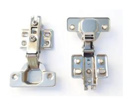 Kit Com 20 Dobradiça De Pressão Reta 35mm Armário Portas Kit Com 20 Dobradiça De Pressão Reta 35mm Armário Portas
