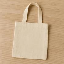 Kit com 20 ecobags - 20x20cm Lisa - 100% algodão cru