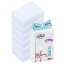 Kit com 20 Esponja Mágica Limpeza Multiuso Sem Produtos Químicos