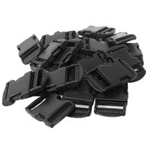 Kit Com 20 Fecho Engate Rápido Para Fitas Crachá Alça Cordão Capacete Chaveiro Para Bolsas Mochilas Regulador Kit Com 20 Fecho Engate Rápido Para Fitas Crachá Alça Cordão Capacete Chaveiro Para Bolsas Mochilas Regulador