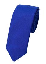 Kit com 20 gravata azul royal tecido oxford slim