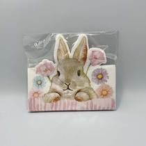 Kit com 20 guardanapos de papel folha dupla Páscoa Picnic colorido 40x40cm