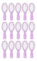 Kit com 20 Mini Escova de Cabelo de Bolsa - Landh's