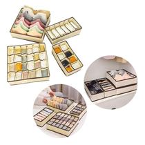 Kit com 20 Organizador Para Gavetas Bege 32x16cm / 32x10cm Kit com 20 Organizador Para Gavetas Bege 32x16cm / 32x10cm