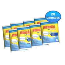 Kit Com 20 Pastilhas De Cloro Hcl Penta Hidroall Para Piscinas - Atacado