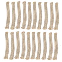 Kit Com 20 Pavio 5mm Para Tochas De Bambu
