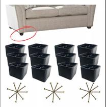 Kit Com 20 Pé De Sofá Rack Cômoda Perfeito 3cm Plástico Pézinho + Parafuso Disponivel Kit Com 20 Pé De Sofá Rack Cômoda Perfeito 3cm Plástico Pézinho + Parafuso Disponivel