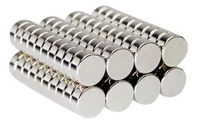 Kit com 20 Peças Ímã de Neodímio 10x4mm N35 Super Forte Kit com 20 Peças Ímã de Neodímio 10x4mm N35 Super Forte