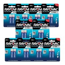 Kit com 20 Pilhas Alcalinas Pequena Rayovac AA