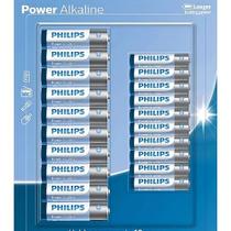 KIT com 20 Pilhas Alcalinas Philips (10 AA /10 AAA) KIT com 20 Pilhas Alcalinas Philips (10 AA /10 AAA)