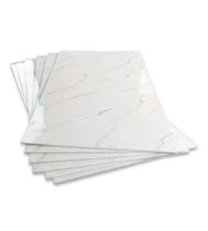 Kit com 20 Piso Mármore Branco de Espuma Revestimento Autocolante 60x30CM Kit com 20 Piso Mármore Branco de Espuma Revestimento Autocolante 60x30CM